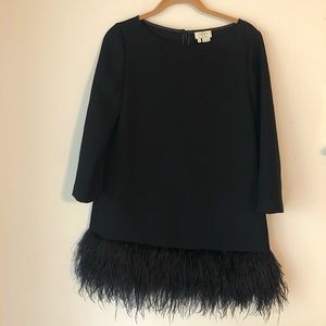 kate spade feather blouse
